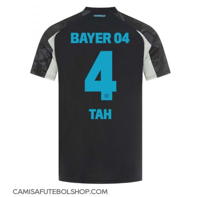 Camisa de time de futebol Bayer Leverkusen Jonathan Tah #4 Replicas 3º Equipamento 2024-25 Manga Curta Camisa de time de futebol Bayer Leverkusen Jonathan Tah #4 Replicas 3º Equipamento 2024-25 Manga Curta